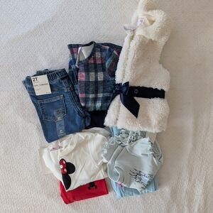 Toddler 2T Girls Clothing Bundle NWT